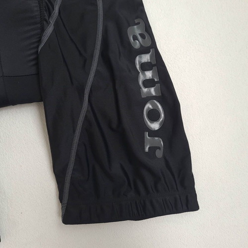 Joma Men's Cycling Bib Shorts size M with CoolMax Invista padding black like new
