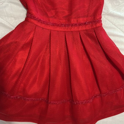 Red dress for girls 5-6 years like new by Bloom