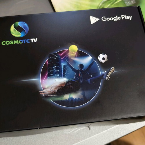 Cosmote TV Box 4K Skyworth like new with Android TV 12
