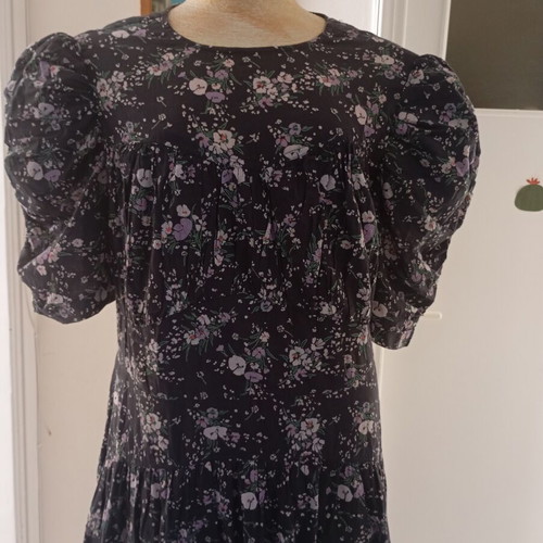 ASOS maxi dress cotton dark gray like new, sizes L/XL