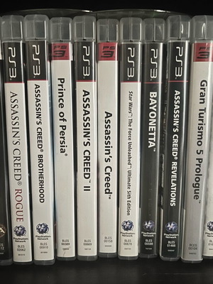Παιχνίδια PS3 μεταχειρισμένα, πακέτο 12, με βιβλιαράκια