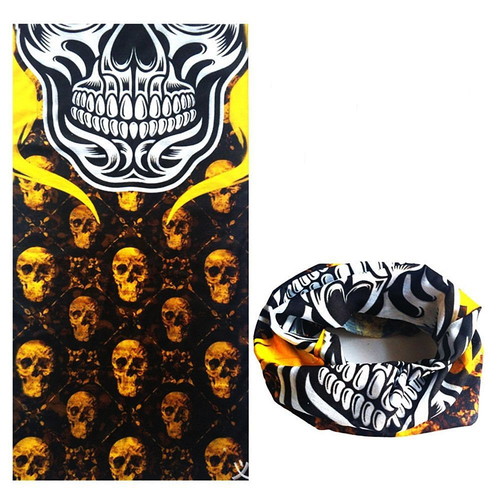 Bandana Face Mask #8 New Polyester Skull Print