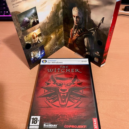 The Witcher PC game used, action