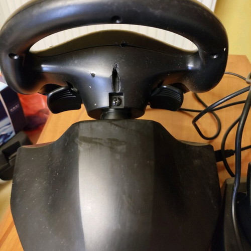 PS2 steering wheel used
