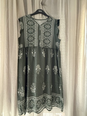 Midi dress boho style khaki new