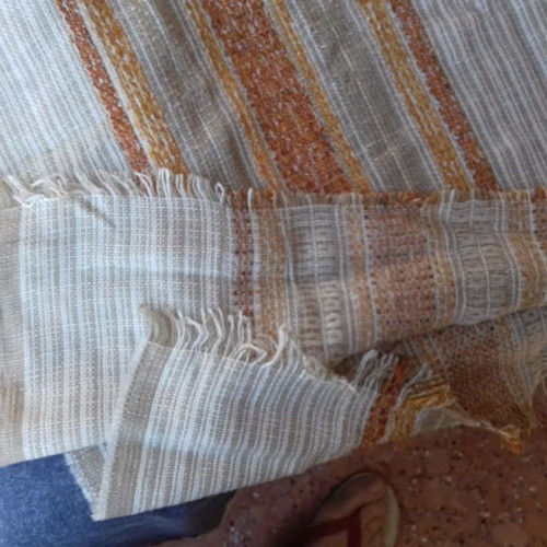 Linen curtain ready sewn like new 1.30x1.55