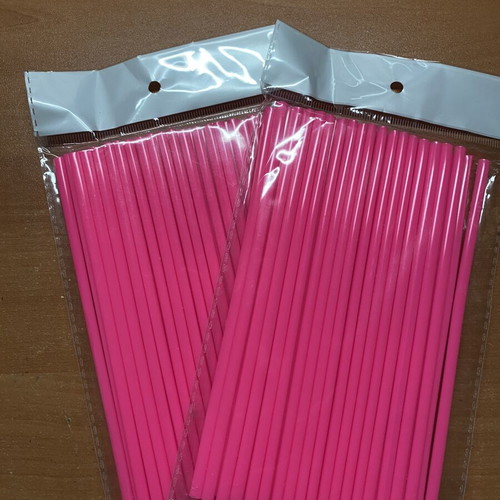 Pink spoke covers for bicycle or motorcycle, 2 packs of 36