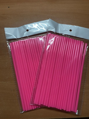 Pink spoke covers for bicycle or motorcycle, 2 packs of 36