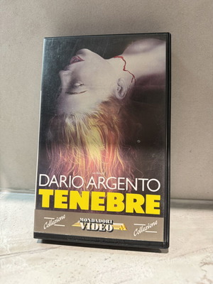 Tenebre Italian VHS tape, like new, thriller horror