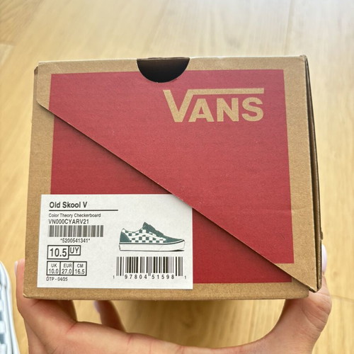 Vans Old School V sneakers size 27 like new, velcro