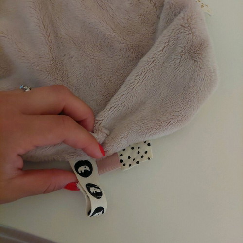 Nani Done By Deer new, baby blanket ivory