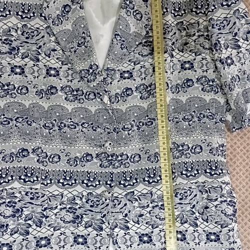 Summer suit jacket with skirt like new, gray and blue