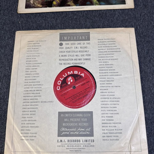 Otto Klemperer Philharmonia Orchestra vinyl record used, classical