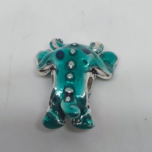 Disney Pixar Sulley Charm S925 Silver with Enamel, like new