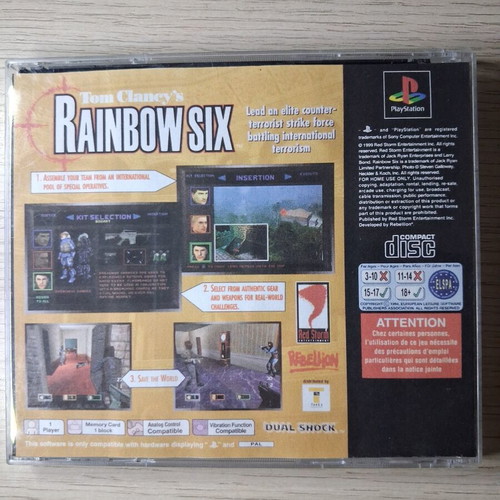 Tom Clancy's Rainbow Six PS1 game used