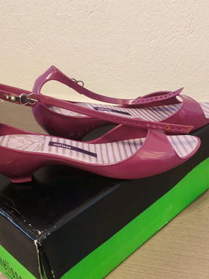 Melissa sandals new, purple, size 39