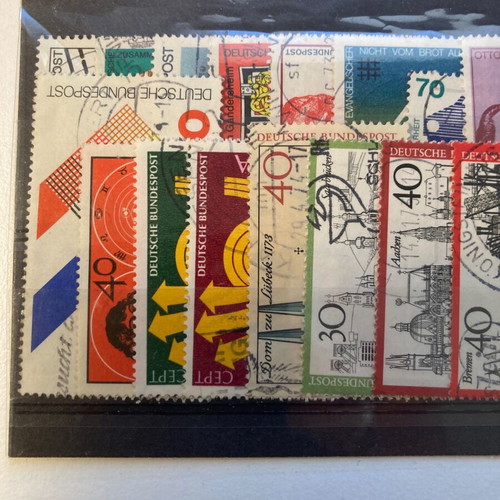 German stamps used complete series 1973