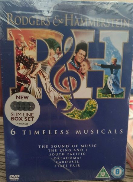  6 DVD box set "The Musicals" sfragismeno