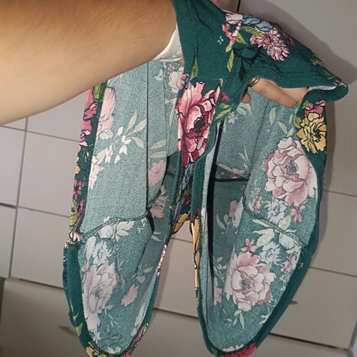 Bershka floral short dress like new, size L