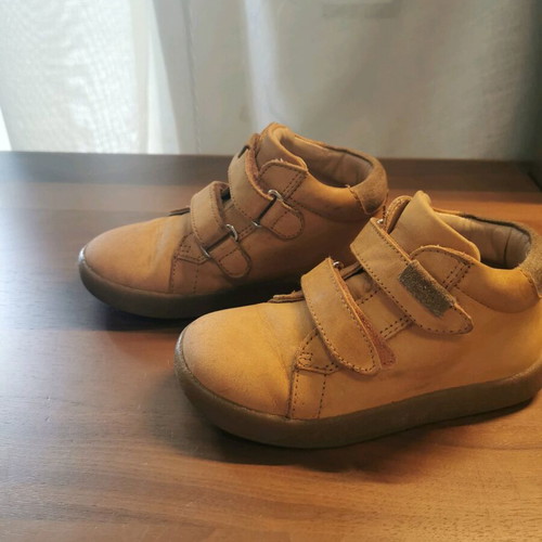 Garvalin children's shoes used, leather boots size 26 beige