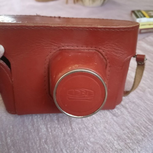 Vintage FED-5B camera with leather case