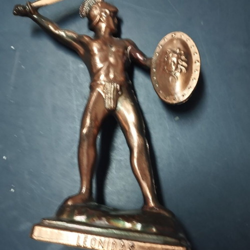 Small bronze statue Leonidas used