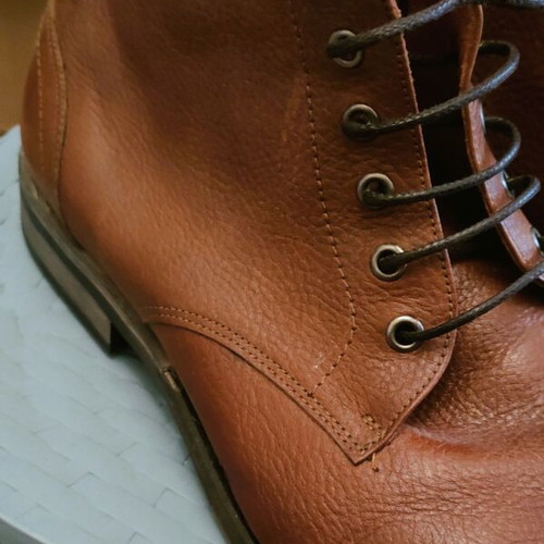 Damiani Leather Boots Used Brown-Tan Size 46