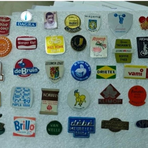 Pins collection from 1960s Netherlands used, rare