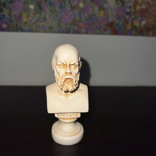Socrates figurine, 8cm, solid material
