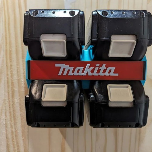 Makita 18V wall mount for 4 batteries made to order
