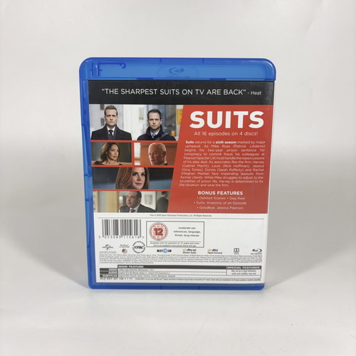 Suits Season Six Blu-ray like new with English subtitles