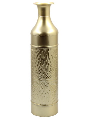 Metal vase new, gold Φ13.5x54 cm
