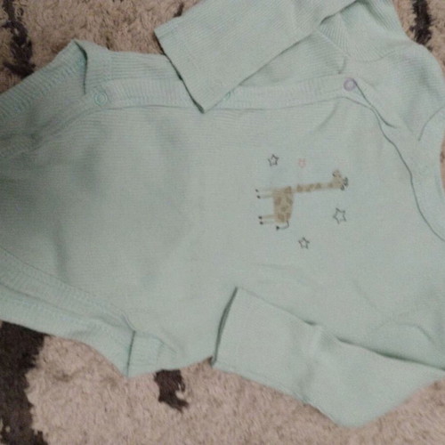 Baby bodysuits used, pack of 6, sizes 68-74