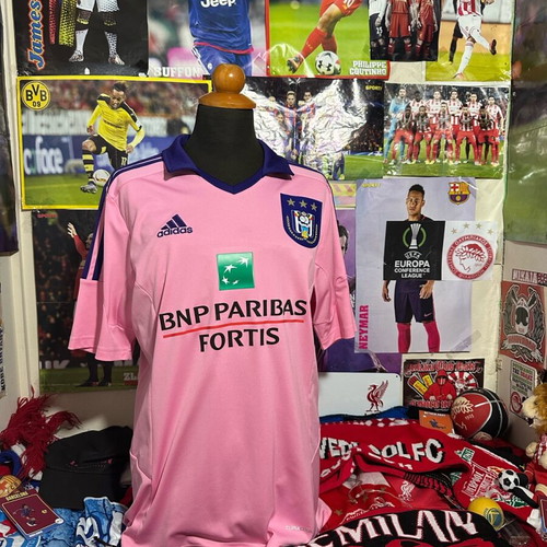 Anderlecht Away Jersey 2014-15 Mitrovic Size M Like New