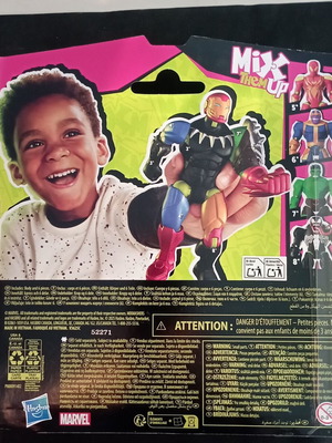 Hasbro Marvel Mixmashers φιγούρα Iron Man με κομμάτι Captain America