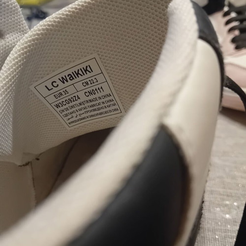 Athletic shoes used, size 35