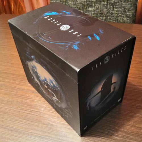 The X-Files DVD used, seasons 1-9 set with movie
