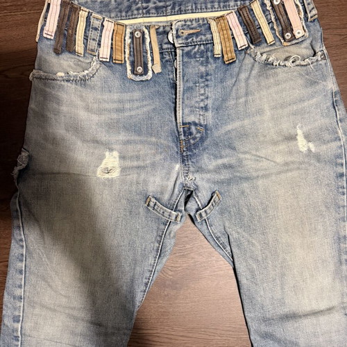 Dsquared² Vintage Distressed Archive Jeans Used, Size 46, Blue