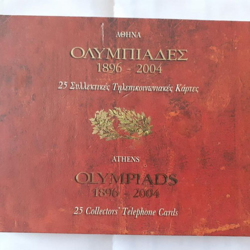 Olympiads Collectors' Telephone Cards Used, Set of 25 1896-2004