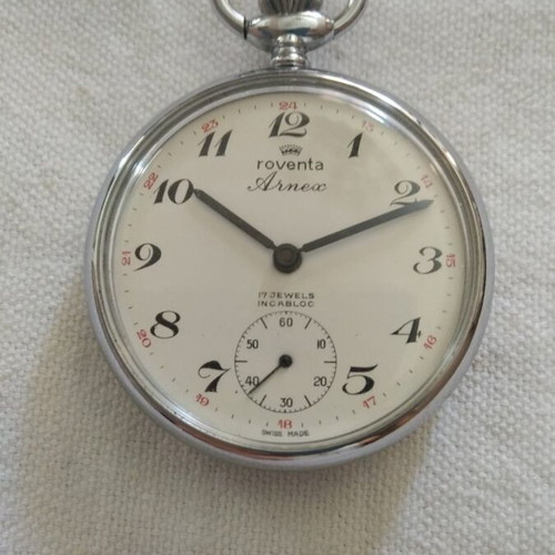 Roventa Tokyo pocket watch like new