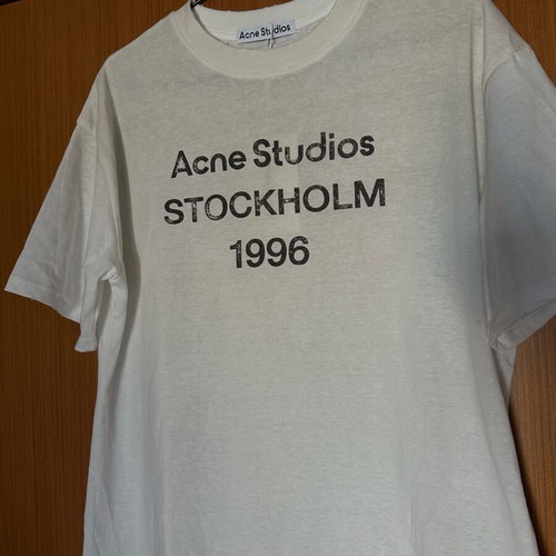 Acne Studios tee white new with tags size small oversized fit