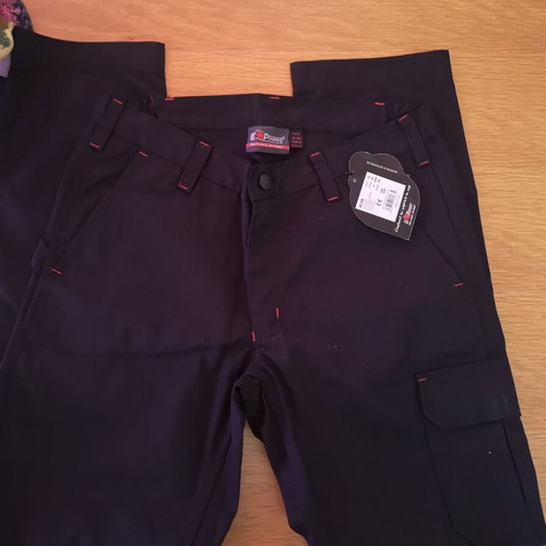 Power work pants new, size EU 50, black, L