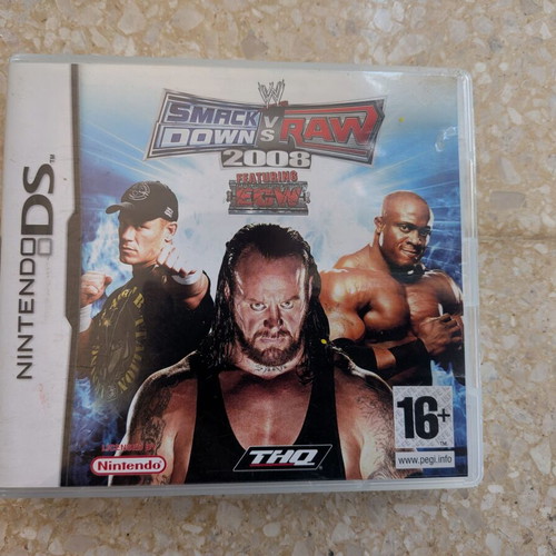 WWE Smackdown vs Raw 2008 Nintendo DS game