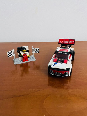 Lego Speed Champions 75873 Audi R8 LMS Ultra σαν καινούργιο με φιγούρα και βάθρο