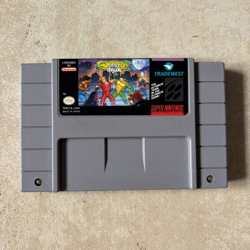 Battletoads / Double Dragon Super Nintendo SNES game, American