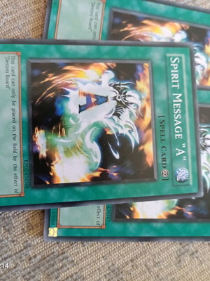 Yu-Gi-Oh Spirit Message "A" like new