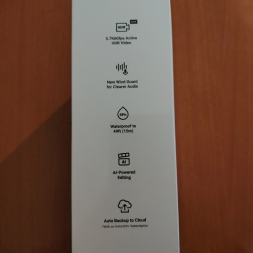 Insta360 X5 Satin White Limited Edition camera new