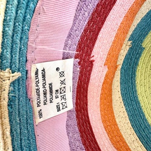 Colorful summer bucket hat size S like new