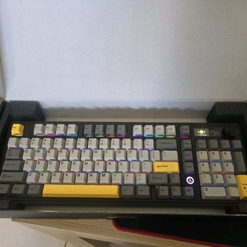 Ajazz Mechanical Keyboard like new with RGB lighting and display