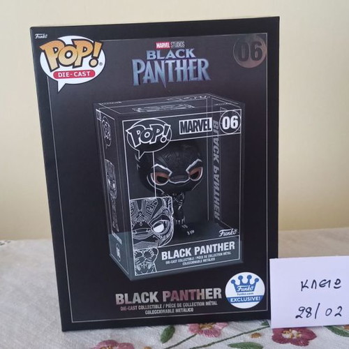 Funko Pop! Die Cast Black Panther new with chance of chase